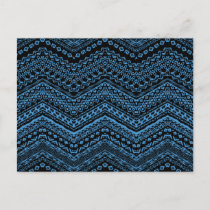 Ethnic Motifs 5 Holiday Postcard