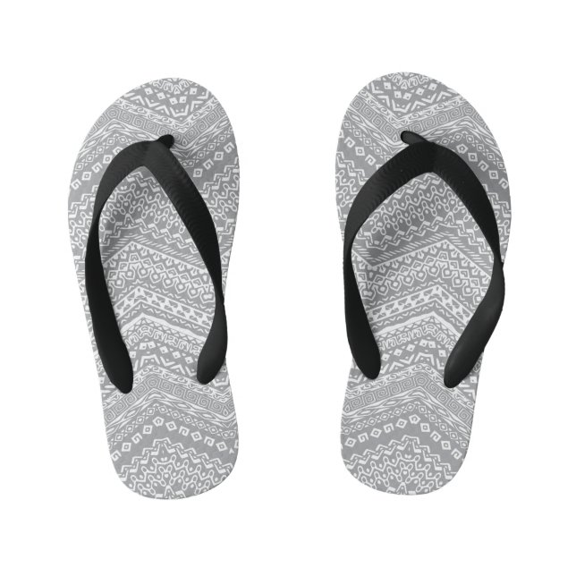 Ethnic Motifs 6 Kid's Flip Flops (Footbed)