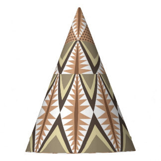 Ethnic Motifs: Elegant Folk Pattern. Party Hat