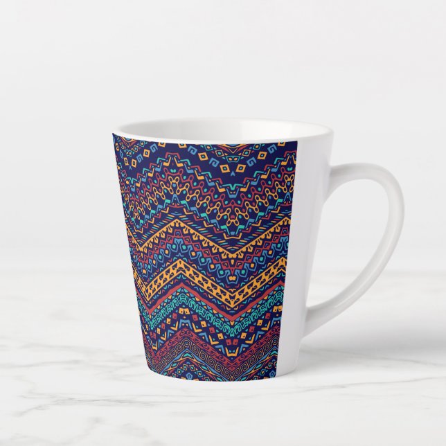 Ethnic Motifs Latte Mug (Right)