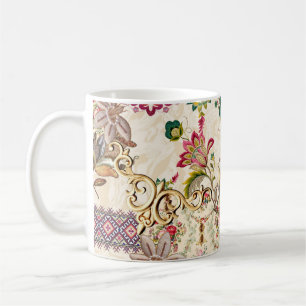 Ethnic Mughal Floral Paisley Coffee Mug