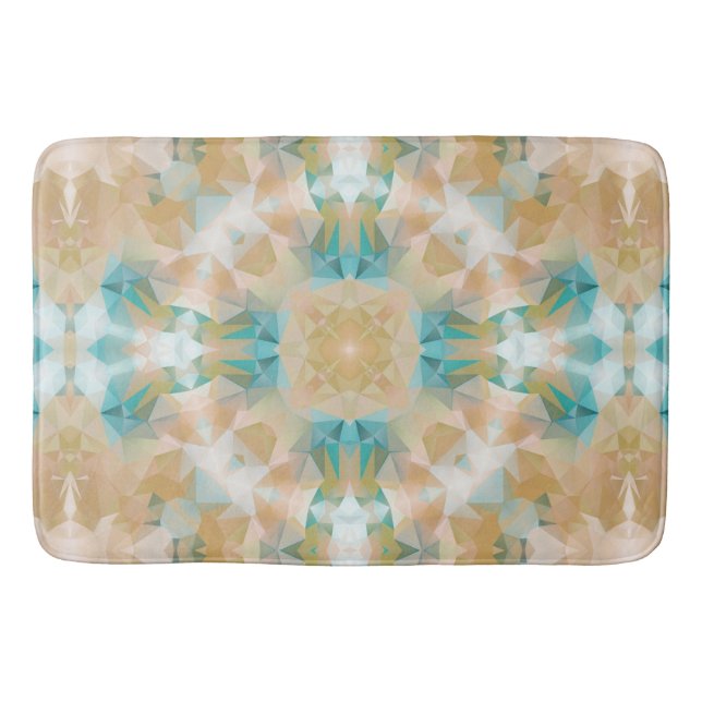 Ethnic national ornament bath mat (Front)