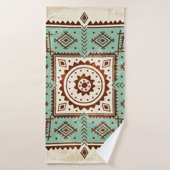 Ethnic ornament bath towel (Bath Towel)