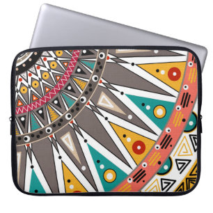 Ethnic, ornament laptop sleeve