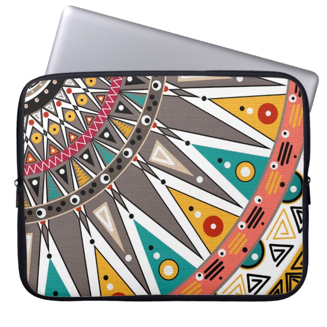 Ethnic, ornament laptop sleeve (Front)