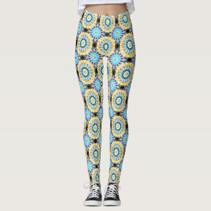 Ethnic ornament leggings