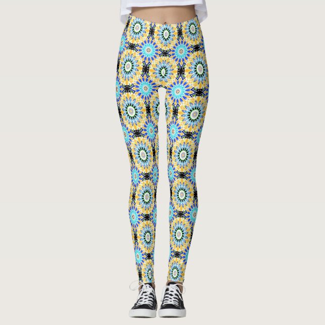 Ethnic ornament leggings (Front)
