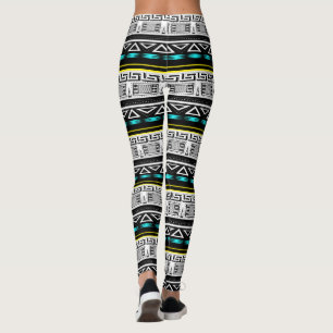 Ethnic ornament leggings