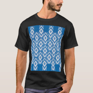 ethnic ornament on natural linen textile T-Shirt