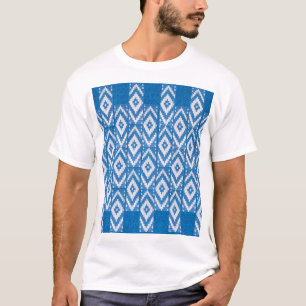 ethnic ornament on natural linen textile T-Shirt