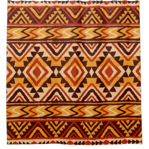 Ethnic ornament. Seamless Navajo pattern. Illustra Shower Curtain