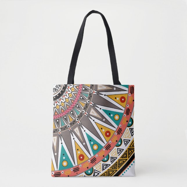 Ethnic, ornament tote bag (Front)