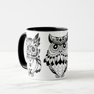 Ethnic Owl Mug