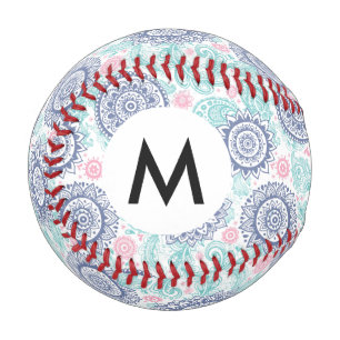 Ethnic Paisley Pattern Baseball