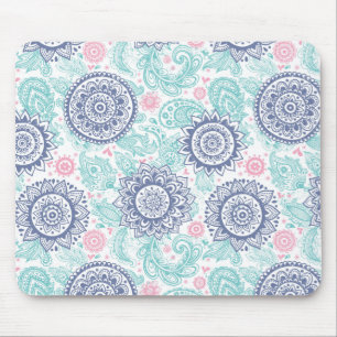 Ethnic Paisley Pattern Mouse Mat