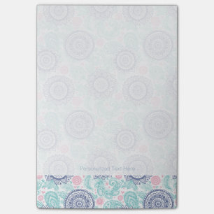 Ethnic Paisley Pattern Post-it Notes