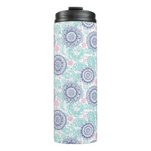 Ethnic Paisley Pattern Thermal Tumbler