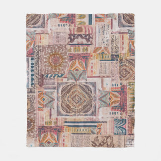 Ethnic Patchwork Throw Blanket