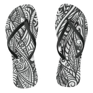 Ethnic pattern 3 flip flops