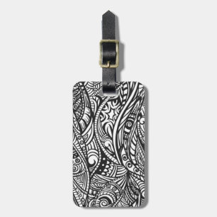 Ethnic pattern 3 luggage tag