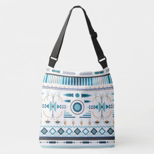 Ethnic Pattern Crossbody Bag