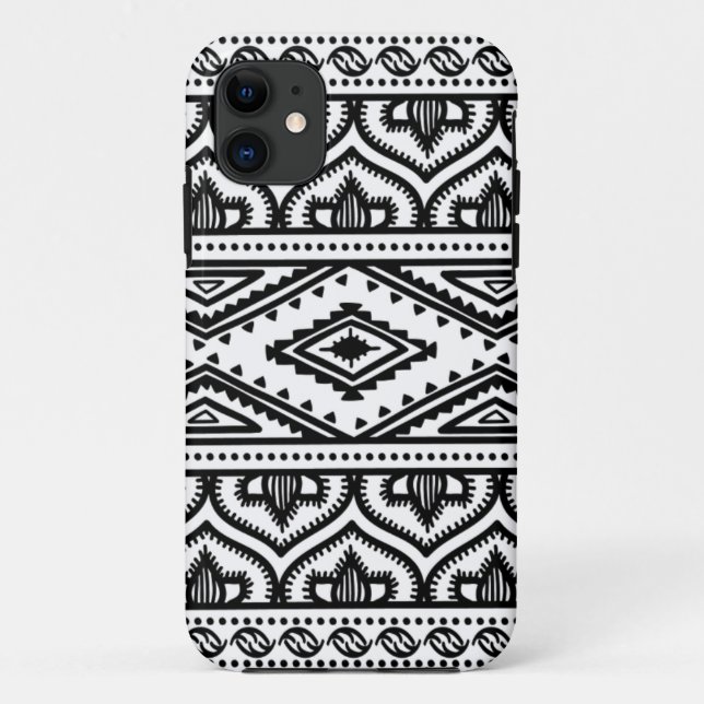 Ethnic Pattern Design Case-Mate iPhone Case (Back)