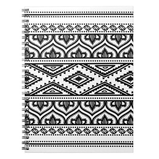 Ethnic Pattern Design Notebook (Front)