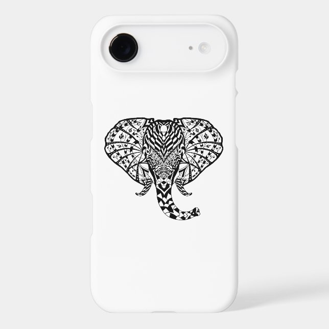 Ethnic Pattern Elephant Case-Mate iPhone Case (Back)