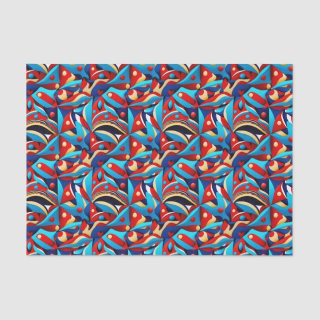 Ethnic pattern, Ethnic design, Ethnic Tissue Paper (Front)