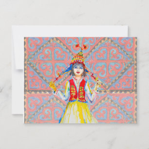 Ethnic pattern. postcard