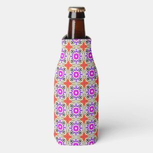 Ethnic Pattern with Moroccan Motifs Bottle Cooler
