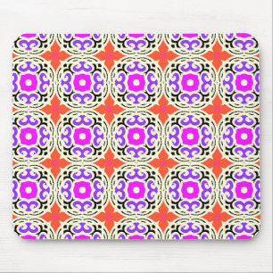Ethnic Pattern with Moroccan Motifs Mouse Mat