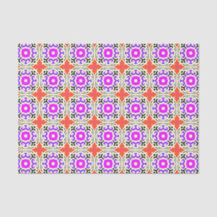 Ethnic Pattern with Moroccan Motifs Tissue Paper