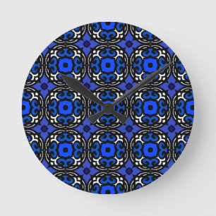 Ethnic Pattern with Turkish Motifs Round Clock