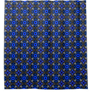 Ethnic Pattern with Turkish Motifs Shower Curtain