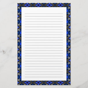 Ethnic Pattern with Turkish Motifs Stationery
