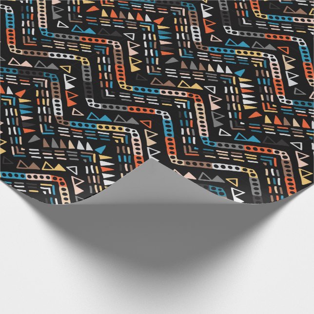 Ethnic Pattern Wrapping Paper (Corner)