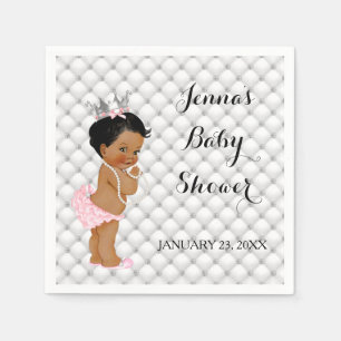 Ethnic Princess Baby Girl Diamonds Napkin