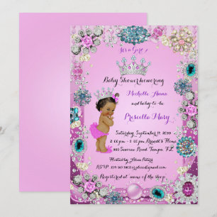 Ethnic Princess Baby Shower Invitation, Princess. Invitation