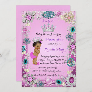 Ethnic Princess Baby Shower Invitation, Princess. Invitation