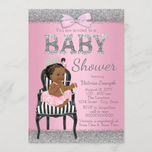 Ethnic Princess Baby Shower Invitations