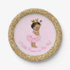 Ethnic Princess Ballerina Pink Gold Baby Shower