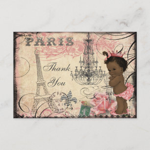Ethnic Princess Eiffel Tower Chandelier Thank You