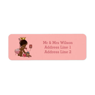 Ethnic Princess Phone Teddy Suitcase Baby Shower