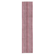 Ethnic Red and Grey Dots Table Runner