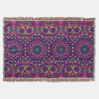 Ethnic Rug Design for Rug Printing Throw Blanket