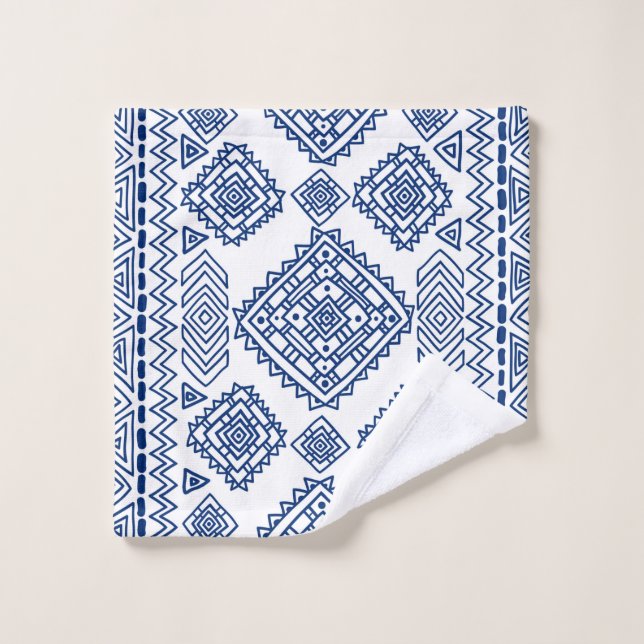 Ethnic seamless geometric pattern wash cloth (Wash Cloth)