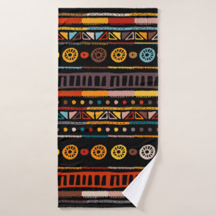 Ethnic seamless in native style. pattern with Amer Bath Towel
