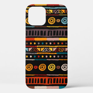 Ethnic seamless in native style. pattern with Amer iPhone 12 Case