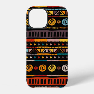 Ethnic seamless in native style. pattern with Amer iPhone 12 Case